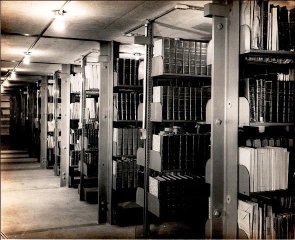 Foto de Fondos bibliográficos de la BNJM, 1958. 
